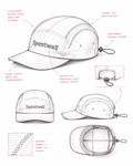 Stealth reflective grey hat