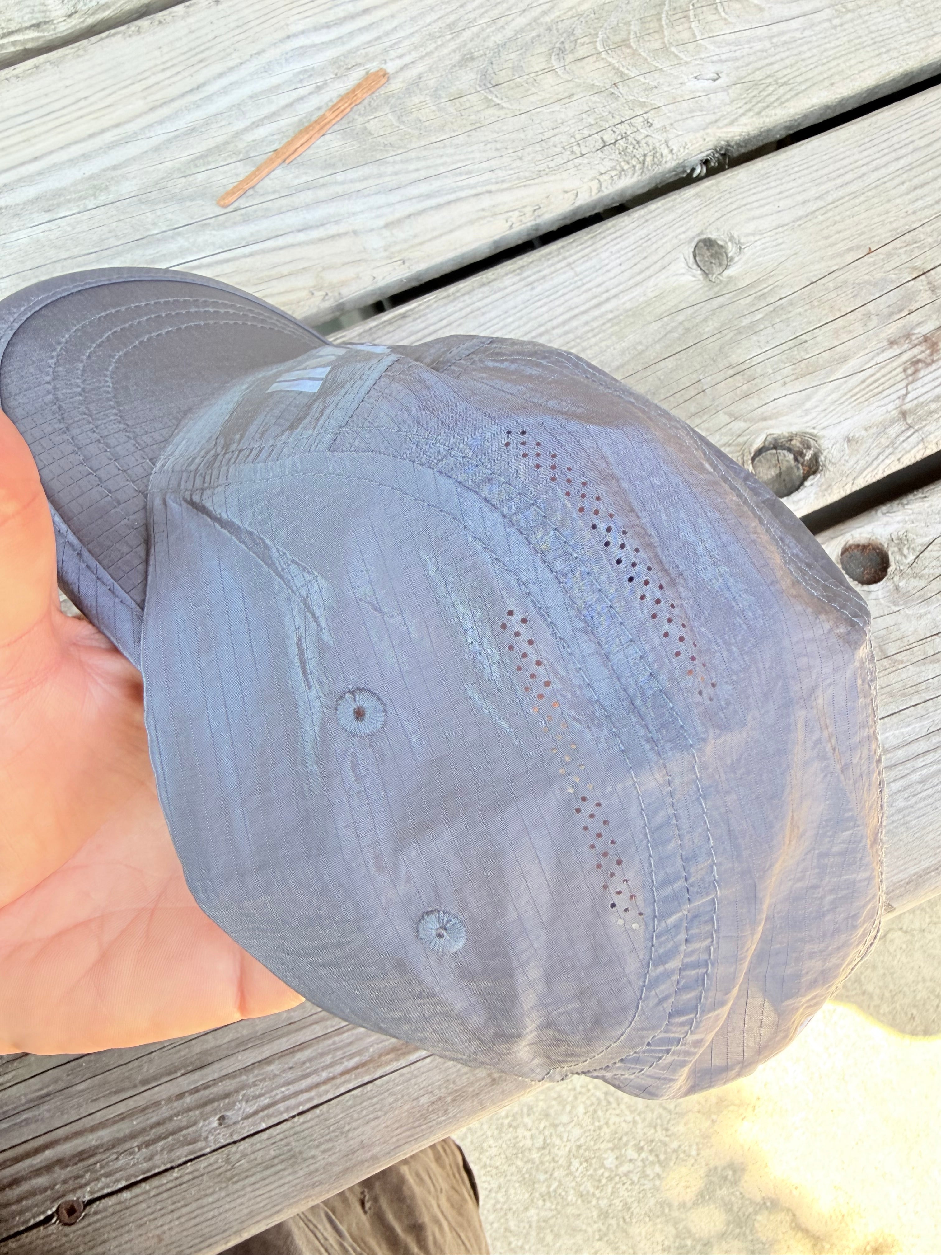Stealth reflective grey hat