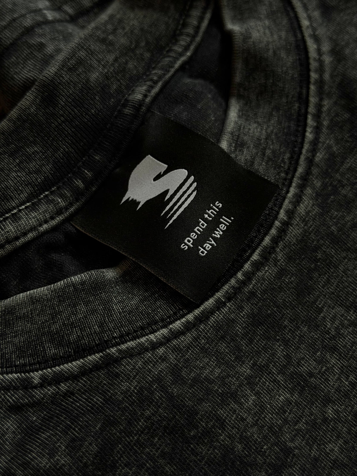 Heavyweight washed tee
