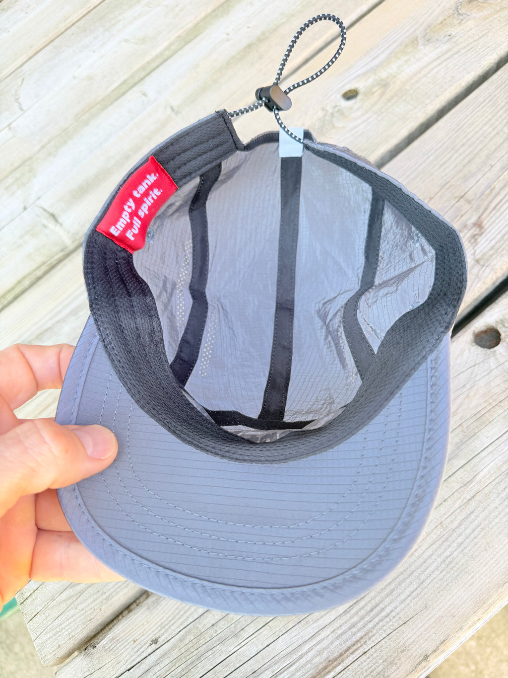 Stealth reflective grey hat