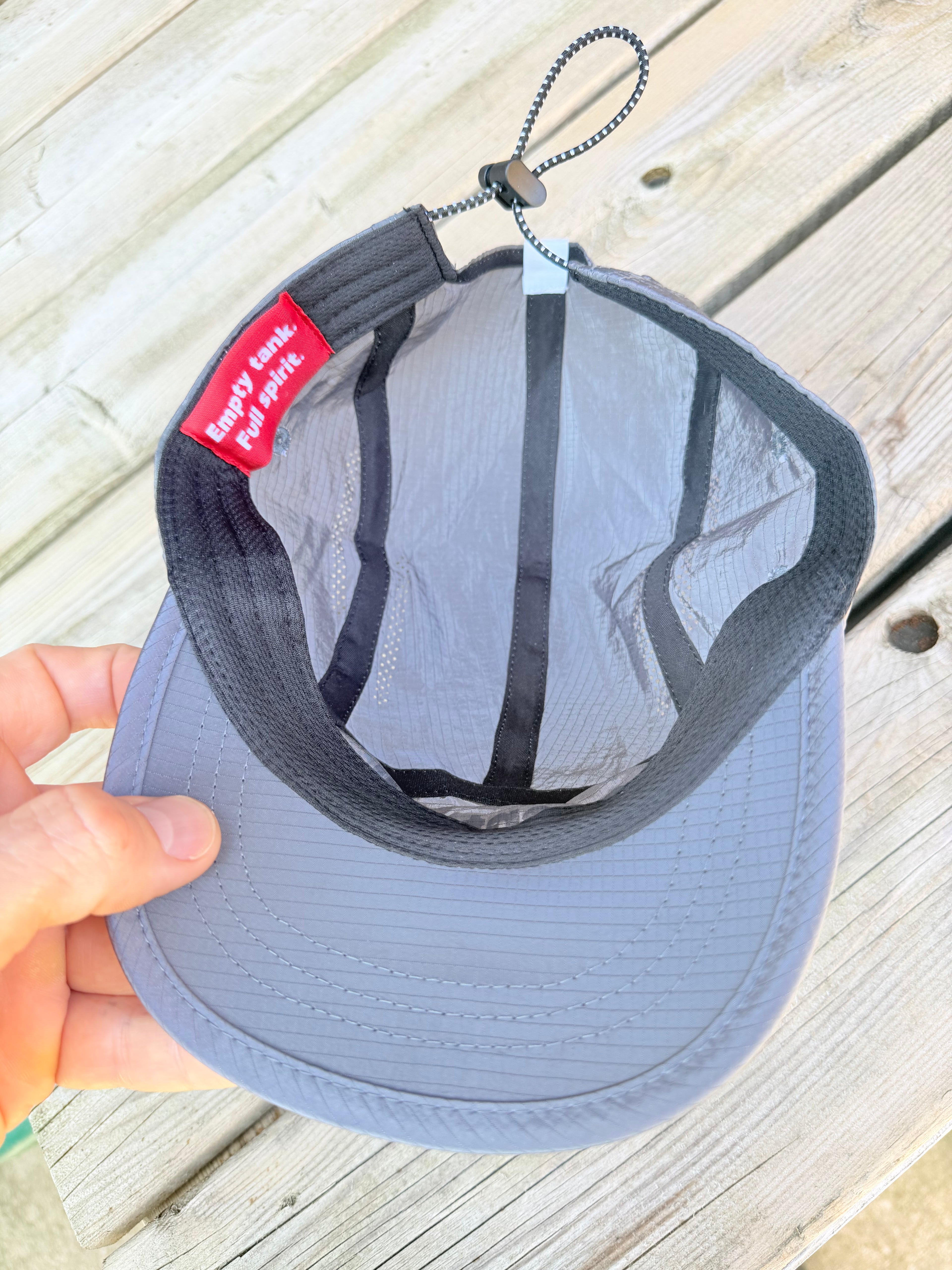 Stealth reflective grey hat