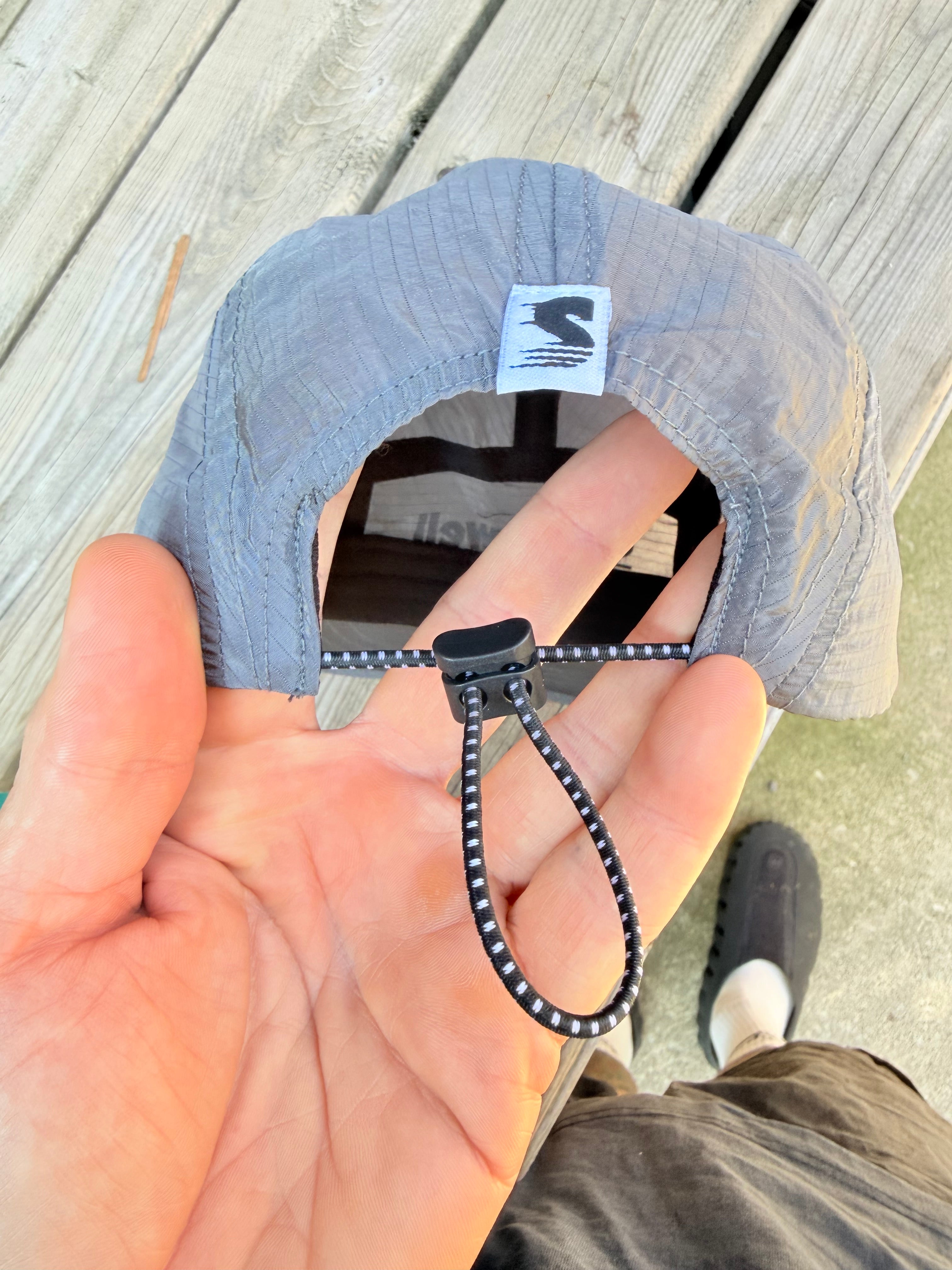 Stealth reflective grey hat